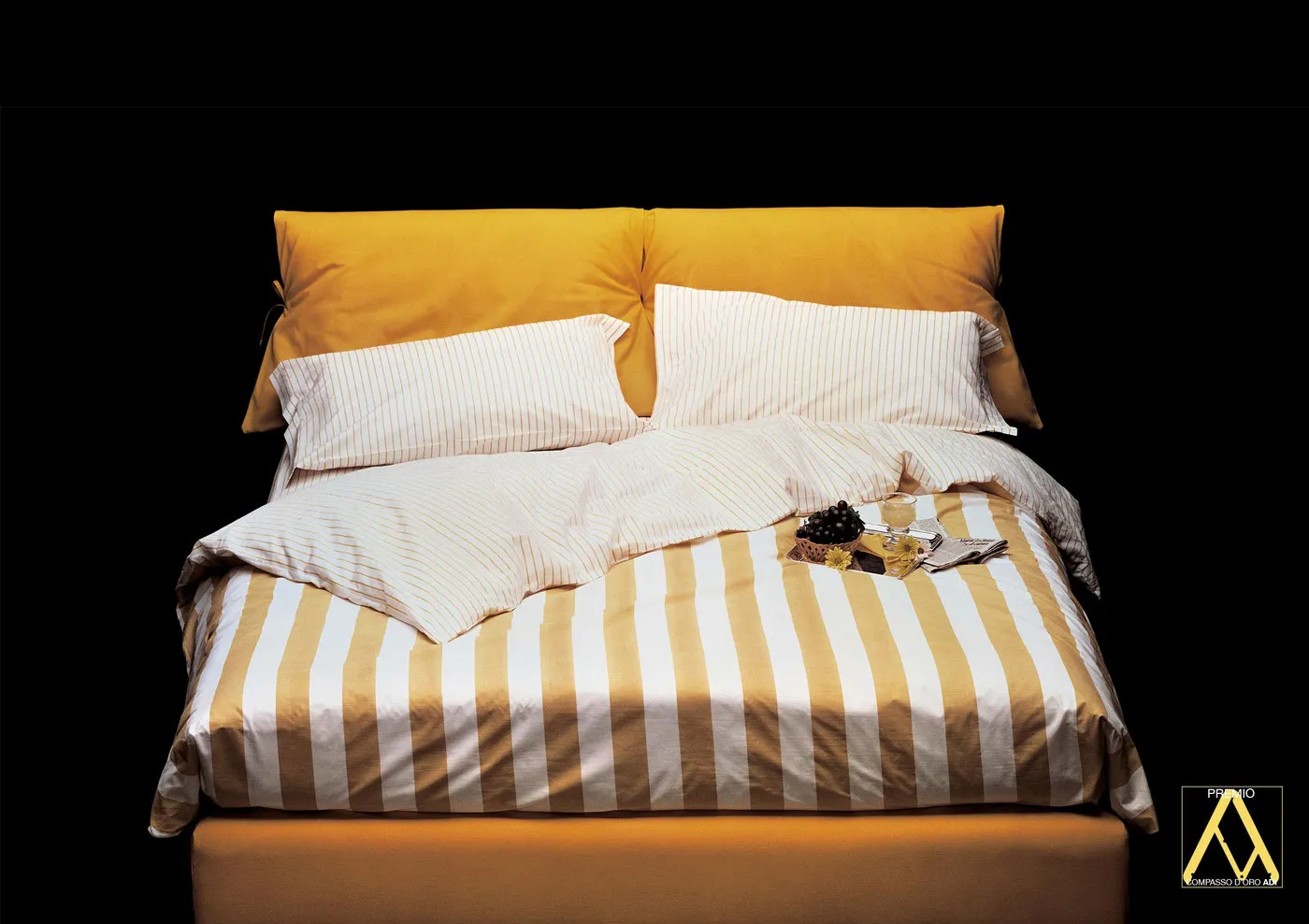 The Nathalie bed wins the Compasso d’Oro for product lifetime achievement